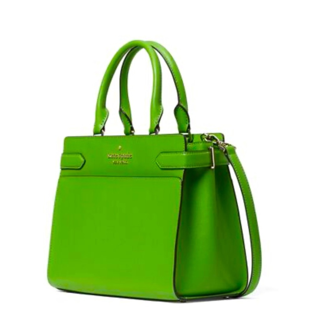 Kate Spade Green Medium Staci Satchel Bag NWT